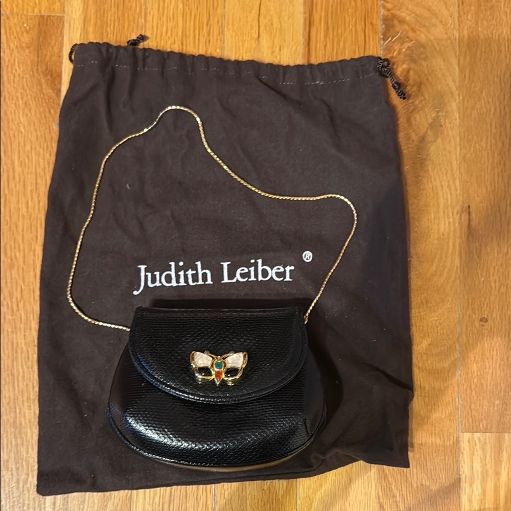 Judith Leiber Black Evening Bag